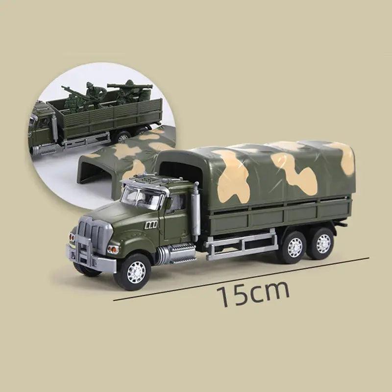  Diecast Metal Military Vehicle Model Realistic Detail -  ToylandEU™