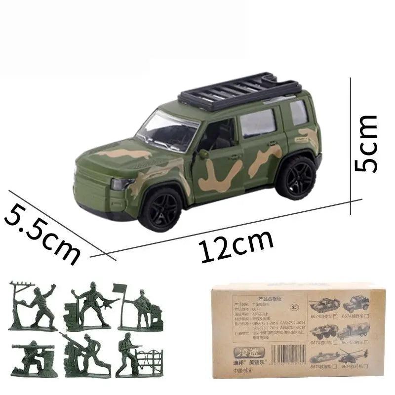  Diecast Metal Military Vehicle Model Realistic Detail -  ToylandEU™