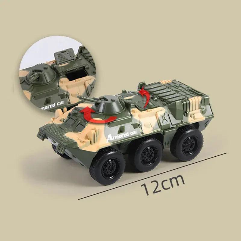  Diecast Metal Military Vehicle Model Realistic Detail -  ToylandEU™