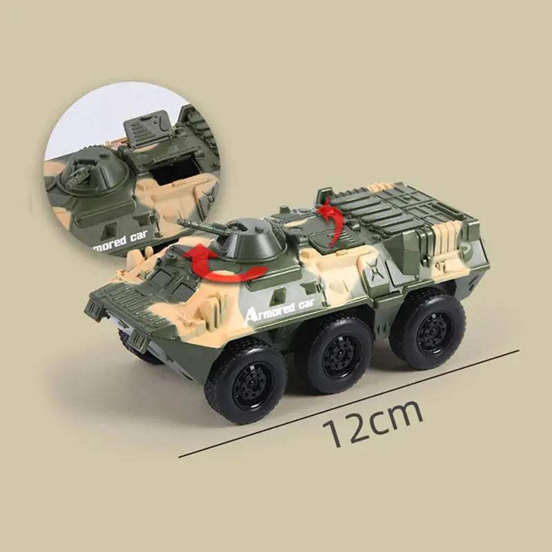  Diecast Metal Military Vehicle Model Realistic Detail -  ToylandEU™