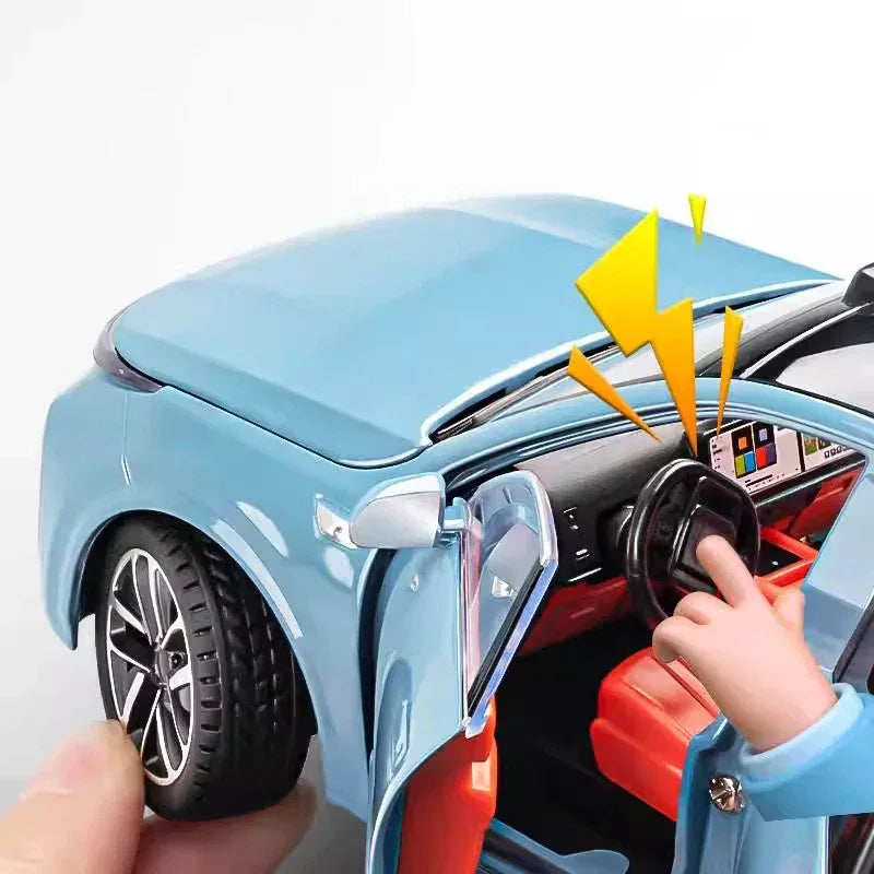 Diecast Model 1 24 L9 SUV New Energy With Sound Lights For Collectors - ToylandEU