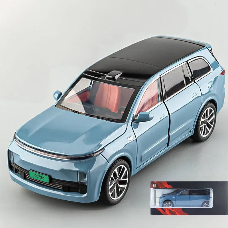 Diecast Model 1 24 L9 SUV New Energy With Sound Lights For Collectors - ToylandEU