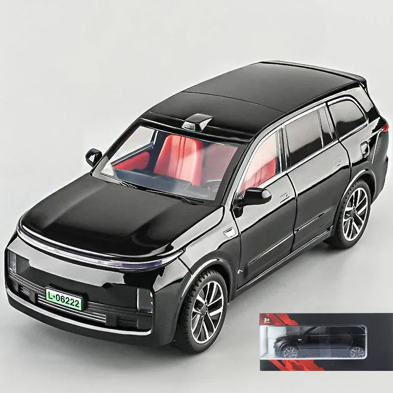 Diecast Model 1 24 L9 SUV New Energy With Sound Lights For Collectors - ToylandEU