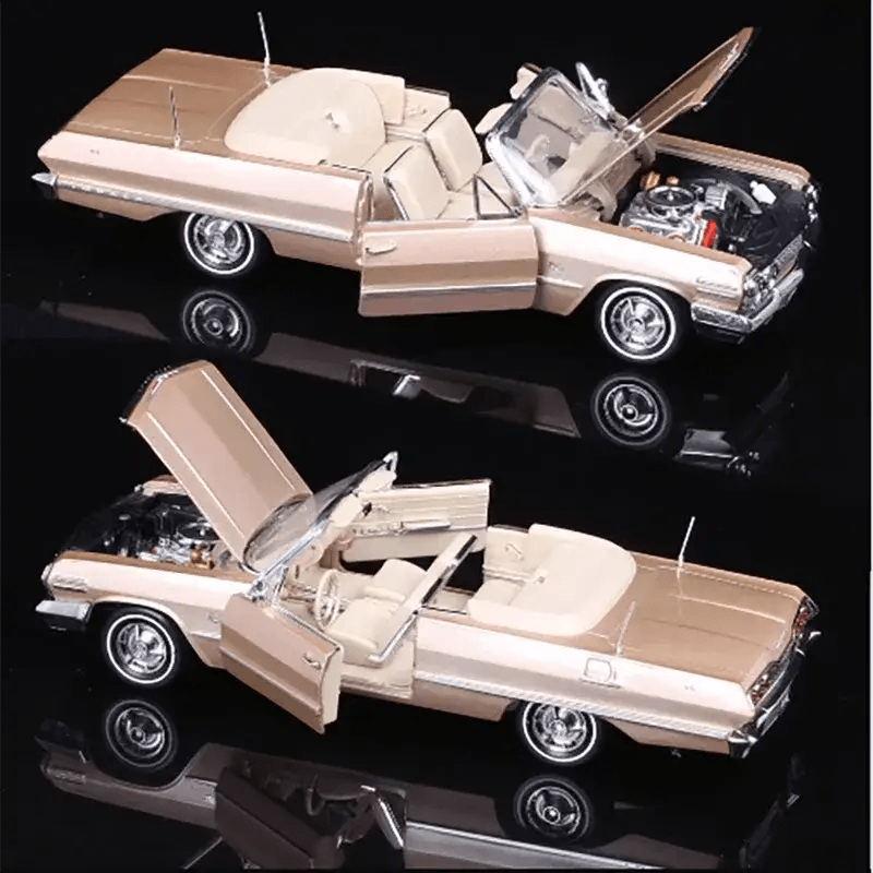  1963 Impala Roadster Diecast Model 1 24 Alloy Display -  ToylandEU™