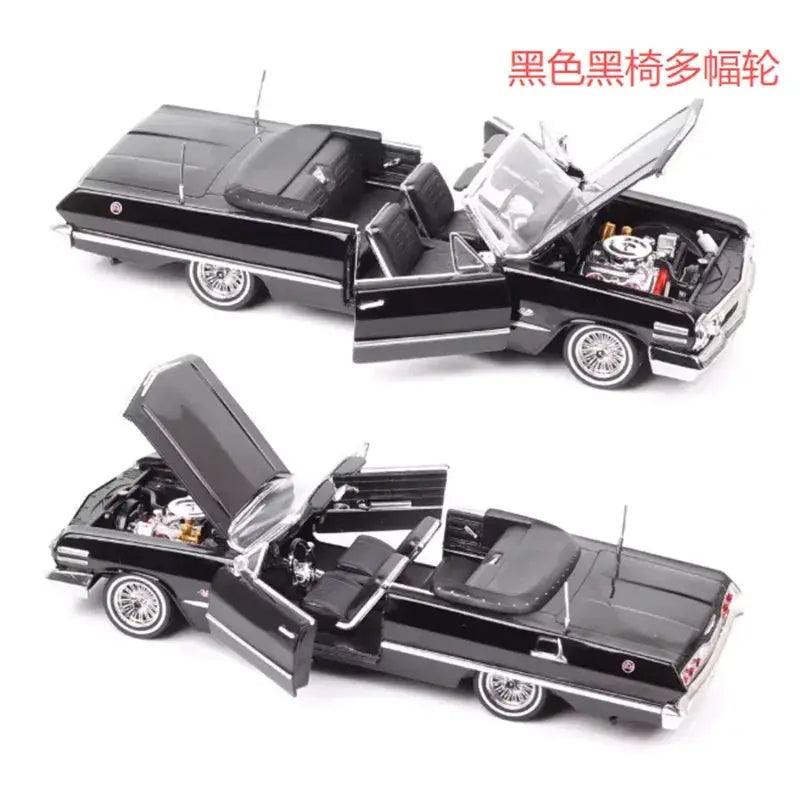  1963 Impala Roadster Diecast Model 1 24 Alloy Display -  ToylandEU™