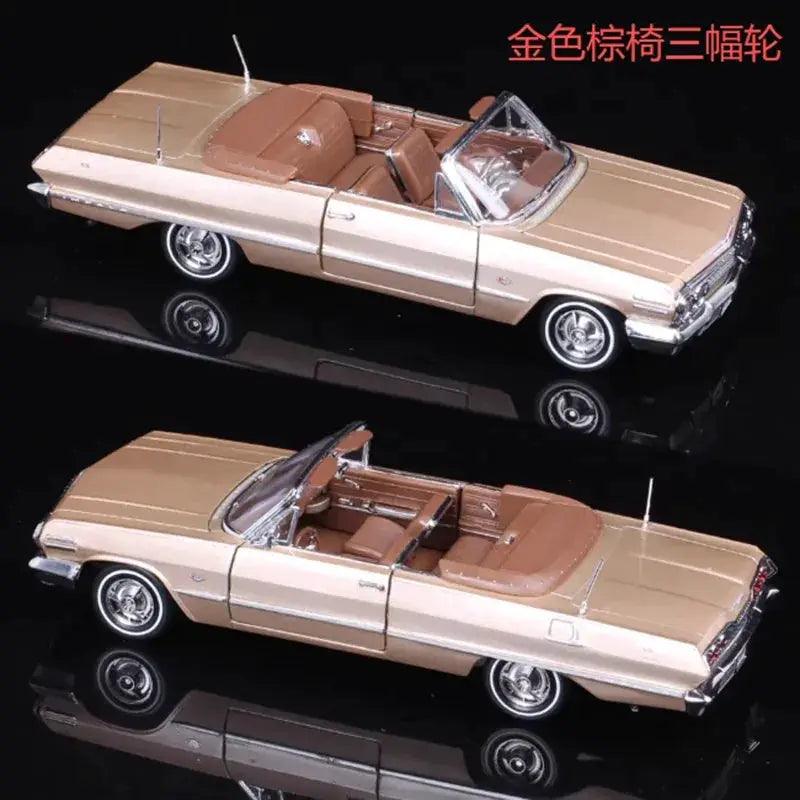  1963 Impala Roadster Diecast Model 1 24 Alloy Display -  ToylandEU™