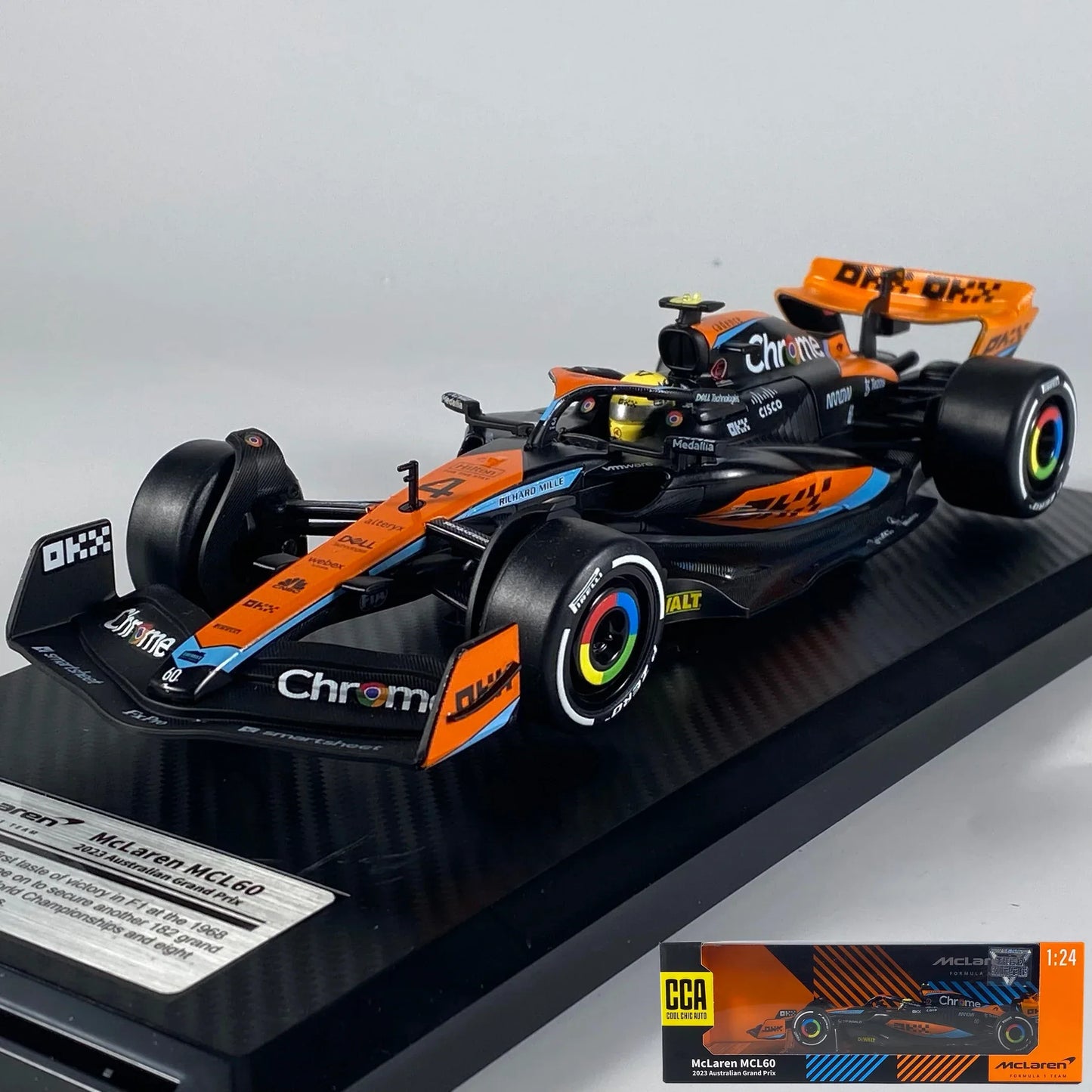 Diecast Model Car 1 24 Alloy McLaren MCL60 For Friends - ToylandEU
