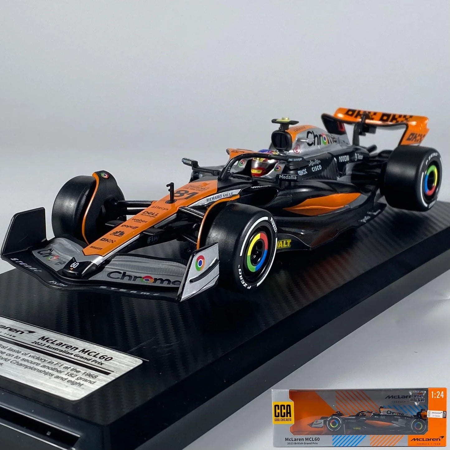 Diecast Model Car 1 24 Alloy McLaren MCL60 For Friends - ToylandEU