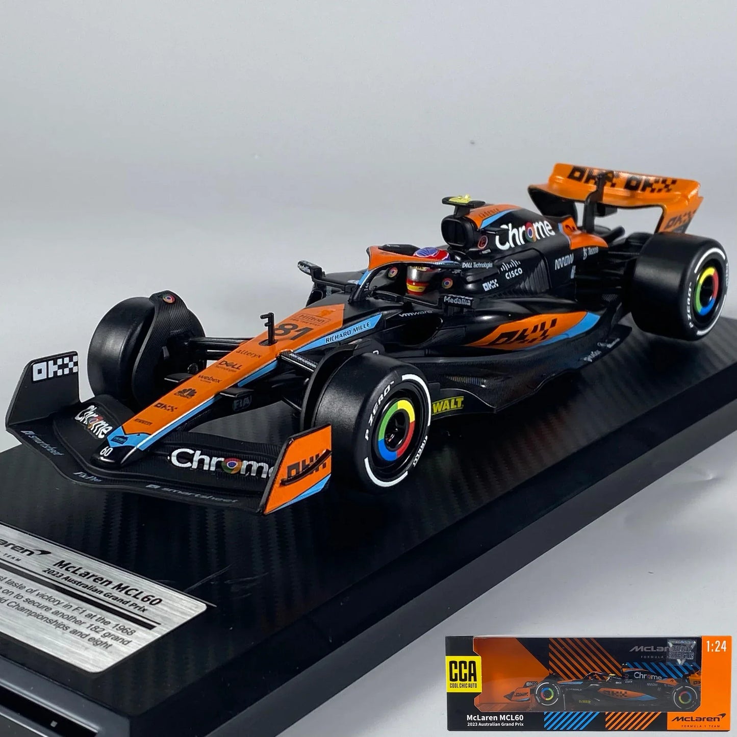 Diecast Model Car 1 24 Alloy McLaren MCL60 For Friends - ToylandEU