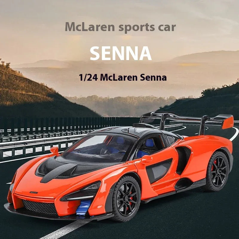 Diecast Model Car 1:24 Alloy McLaren Senna For Boys - ToylandEU