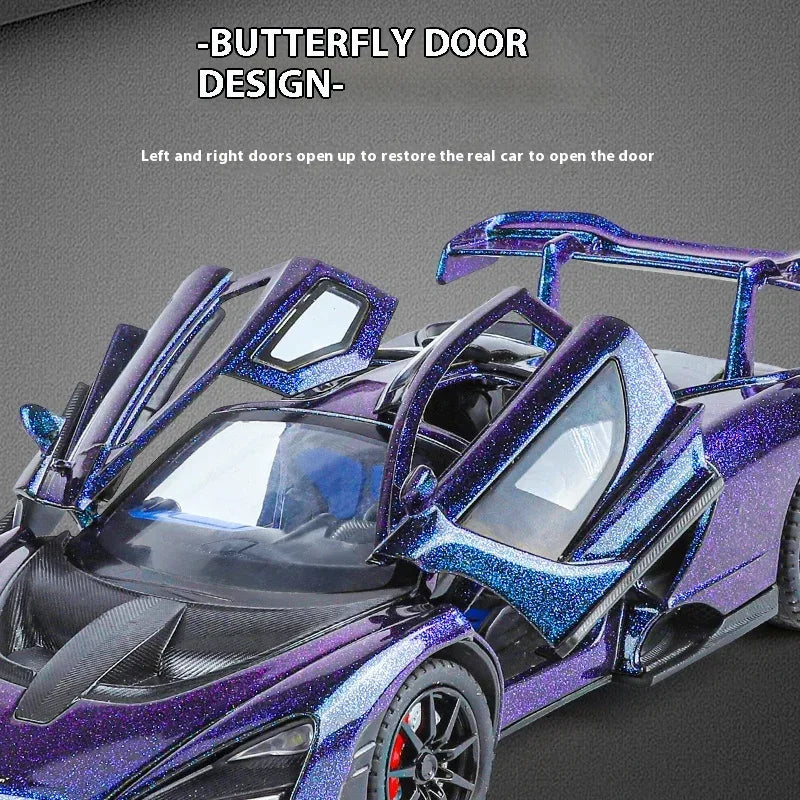 Diecast Model Car 1:24 Alloy McLaren Senna For Boys - ToylandEU