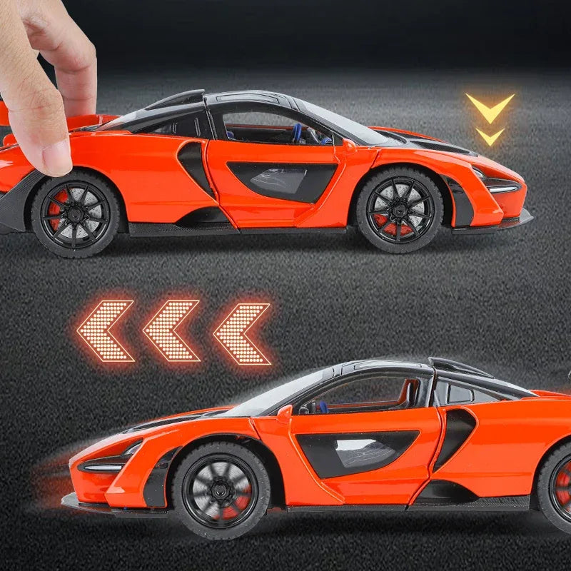 Diecast Model Car 1:24 Alloy McLaren Senna For Boys - ToylandEU