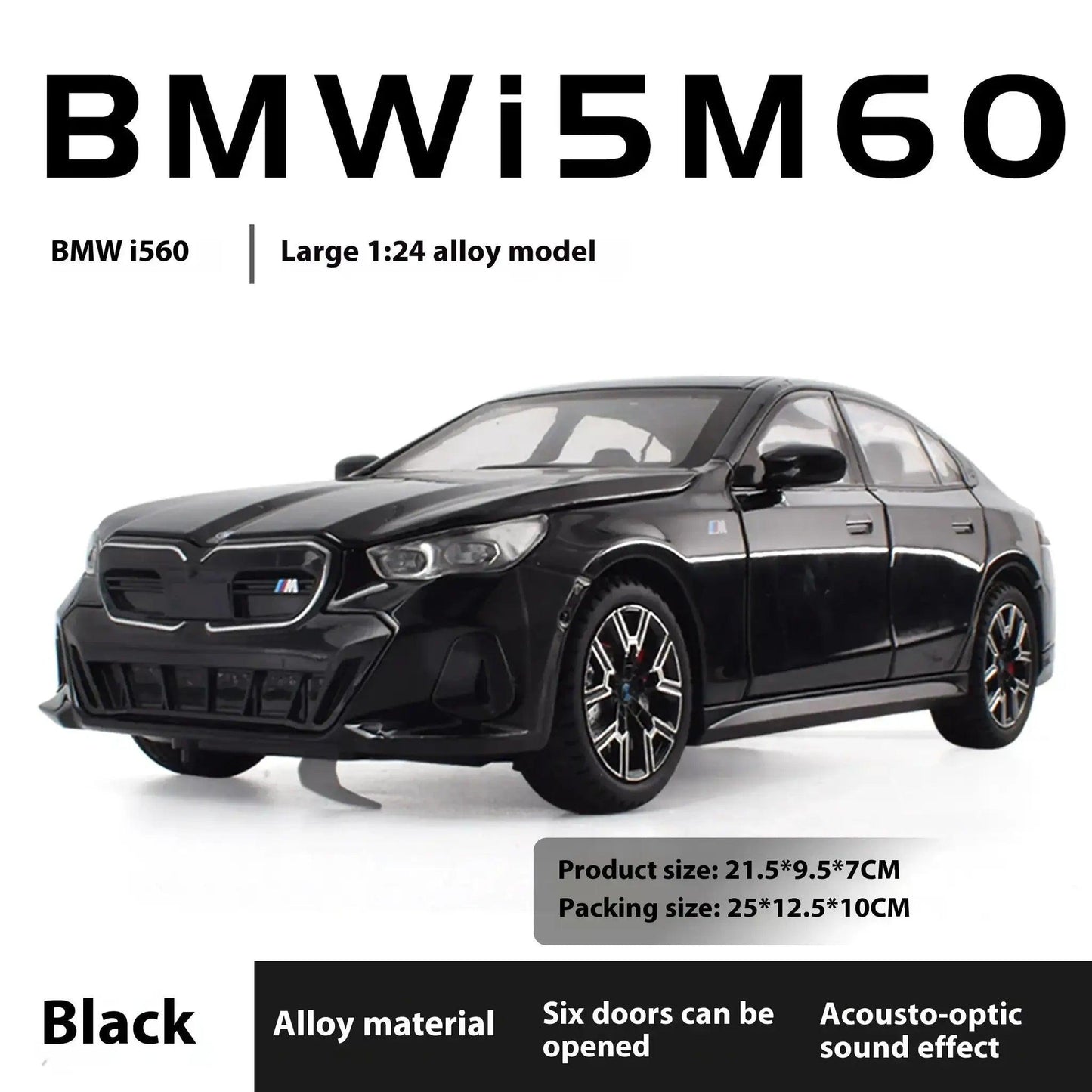    Diecast Model Car 1:24 BMW I5 Xdrive -   -  ToylandEU™