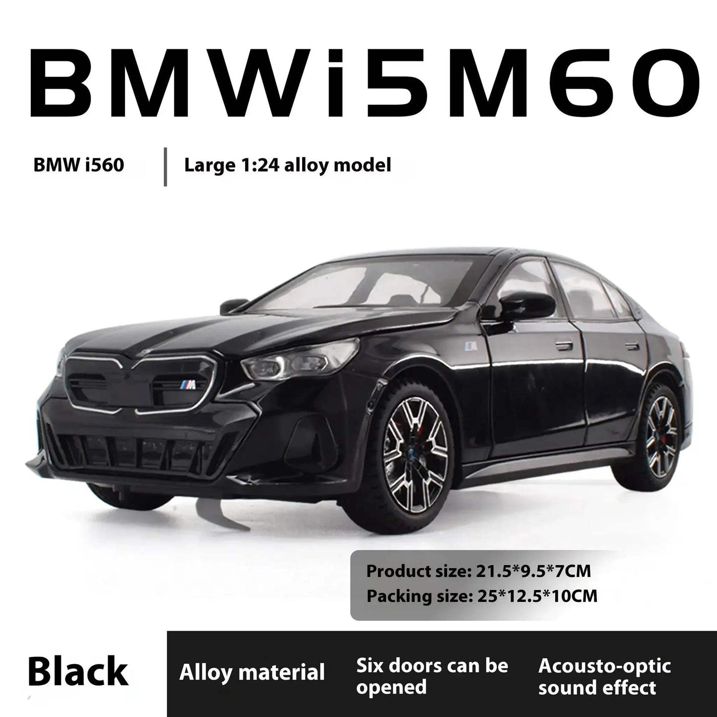    Diecast Model Car 1:24 BMW I5 Xdrive -   -  ToylandEU™