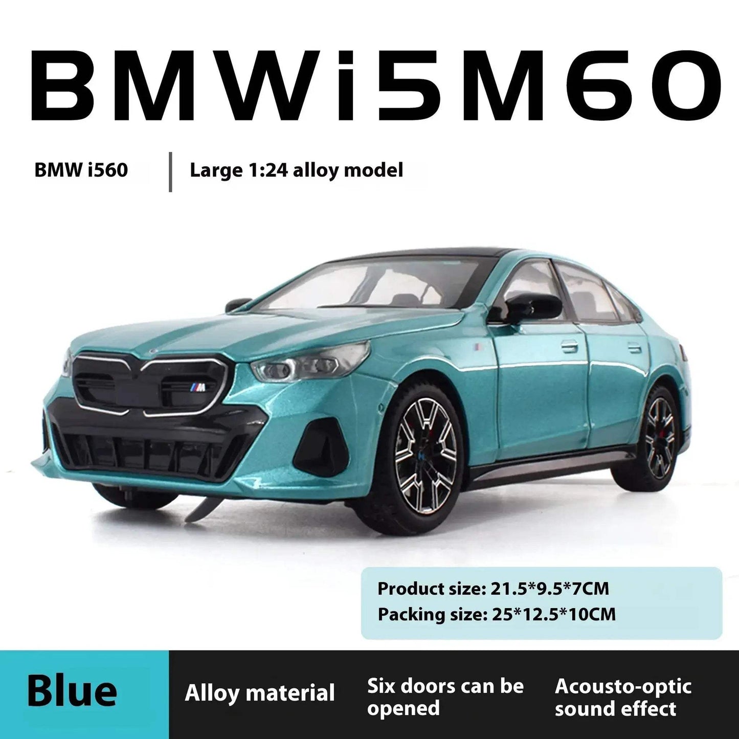    Diecast Model Car 1:24 BMW I5 Xdrive -   -  ToylandEU™