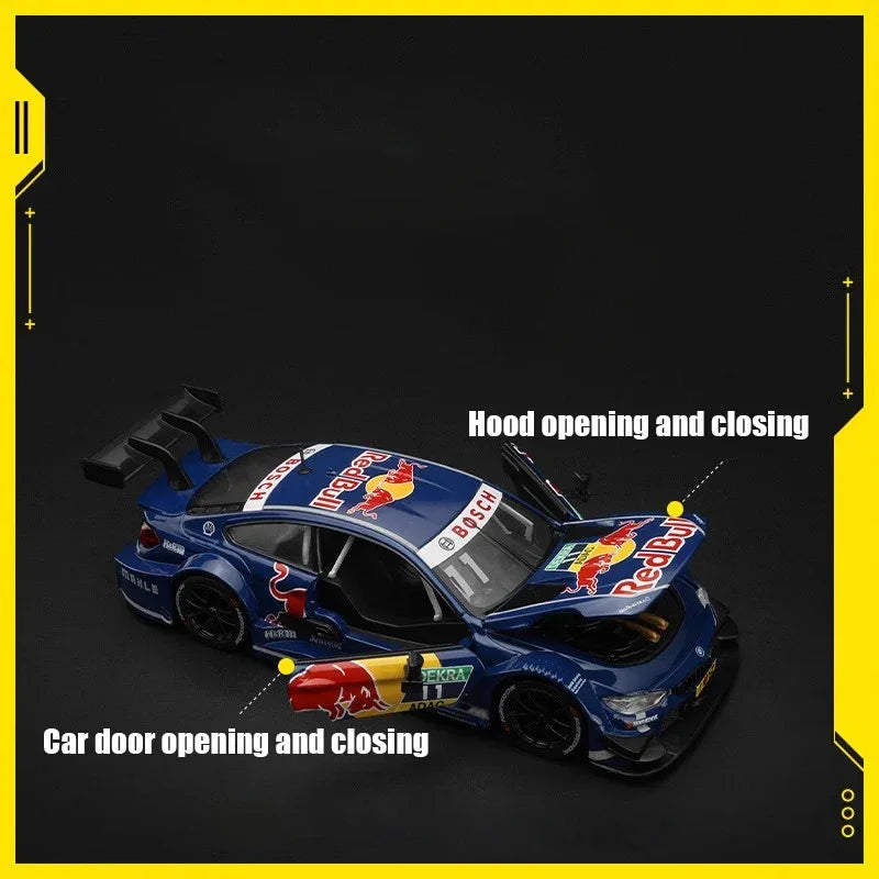 Diecast Model Car 1:24 BMW M4 G82 DTM with Sound Light for Collectors - ToylandEU