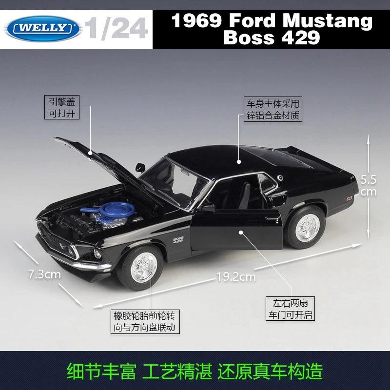  Diecast Model Car | 1 24 Ford Boss 429 | Toylandeu™ 