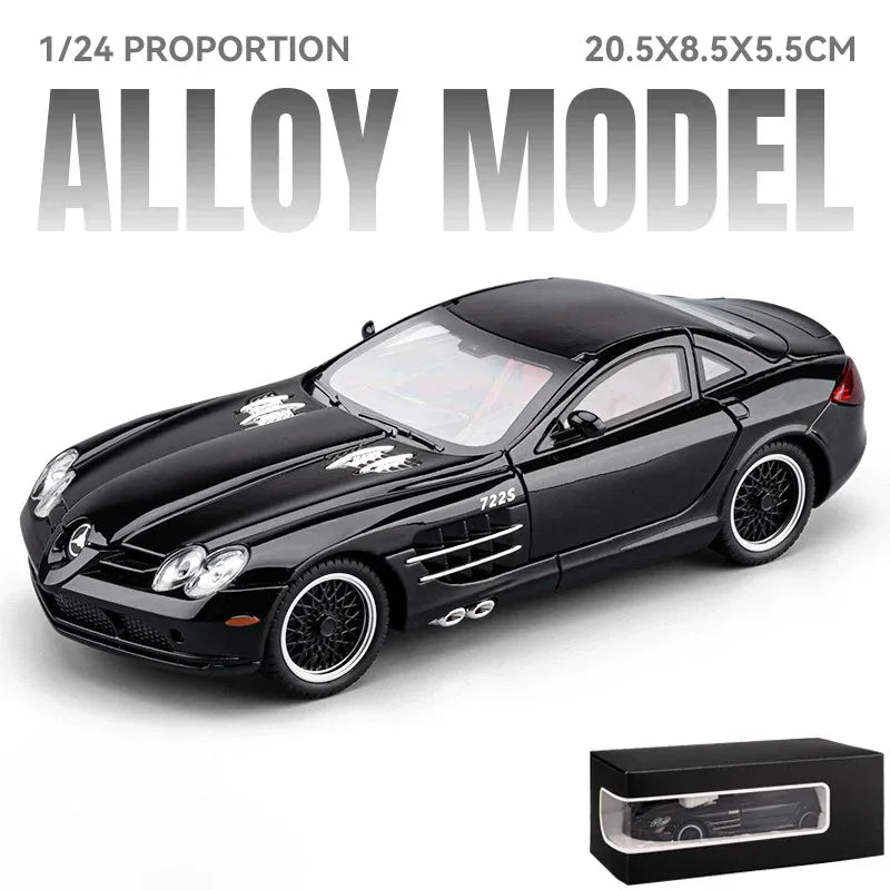 Diecast Model Car 1 24 Mercedes SLR McLaren Roadster for Collectors - ToylandEU