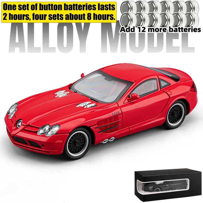 Diecast Model Car 1 24 Mercedes SLR McLaren Roadster for Collectors - ToylandEU