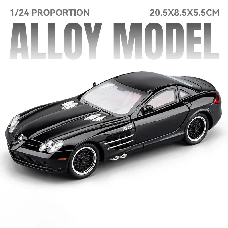 Diecast Model Car 1 24 Mercedes SLR McLaren Roadster for Collectors - ToylandEU