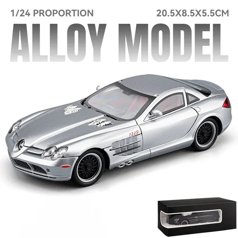 Diecast Model Car 1 24 Mercedes SLR McLaren Roadster for Collectors - ToylandEU