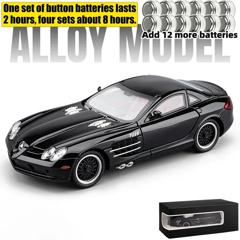 Diecast Model Car 1 24 Mercedes SLR McLaren Roadster for Collectors - ToylandEU