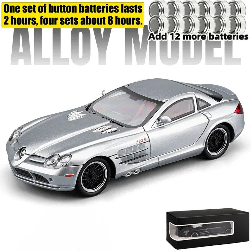 Diecast Model Car 1 24 Mercedes SLR McLaren Roadster for Collectors - ToylandEU