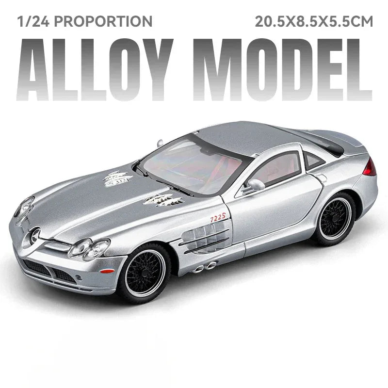 Diecast Model Car 1 24 Mercedes SLR McLaren Roadster for Collectors - ToylandEU
