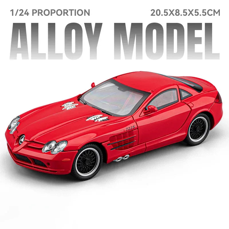 Diecast Model Car 1 24 Mercedes SLR McLaren Roadster for Collectors - ToylandEU
