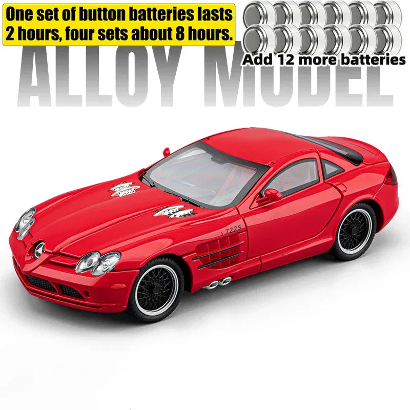 Diecast Model Car 1 24 Mercedes SLR McLaren Roadster for Collectors - ToylandEU