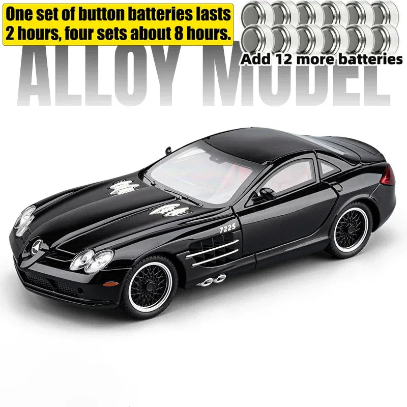 Diecast Model Car 1 24 Mercedes SLR McLaren Roadster for Collectors - ToylandEU