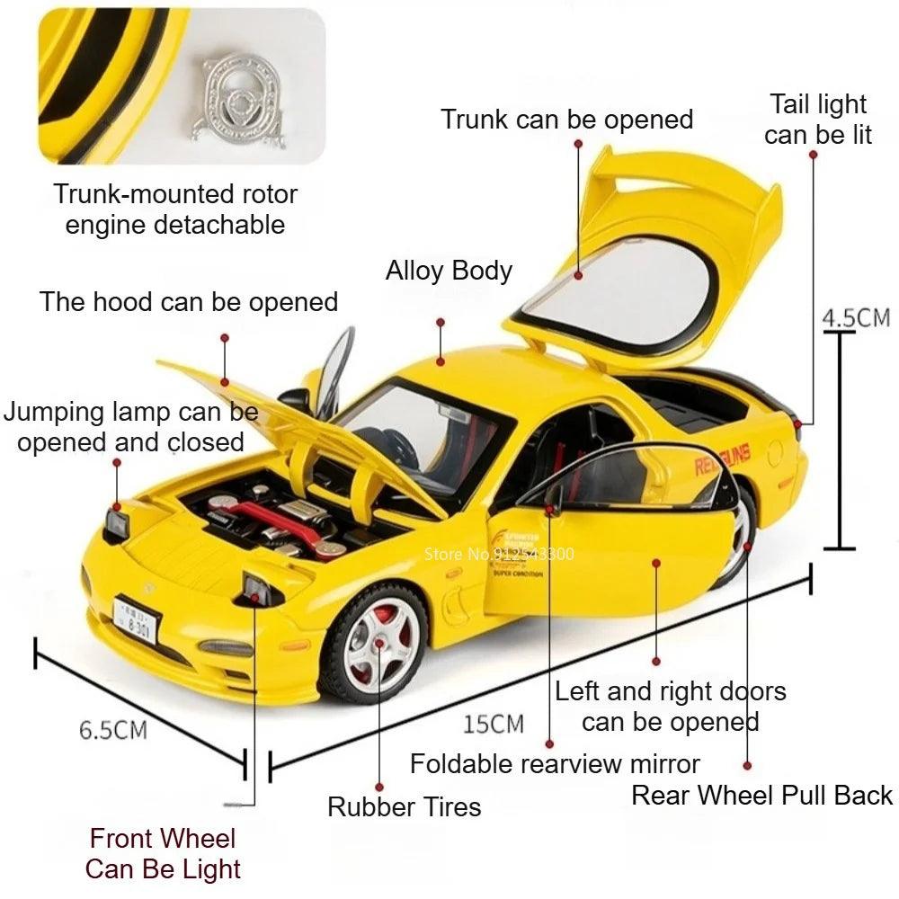 Diecast Model Car | 1:32 Scale Pull Back Sound & Light | Toylandeu™