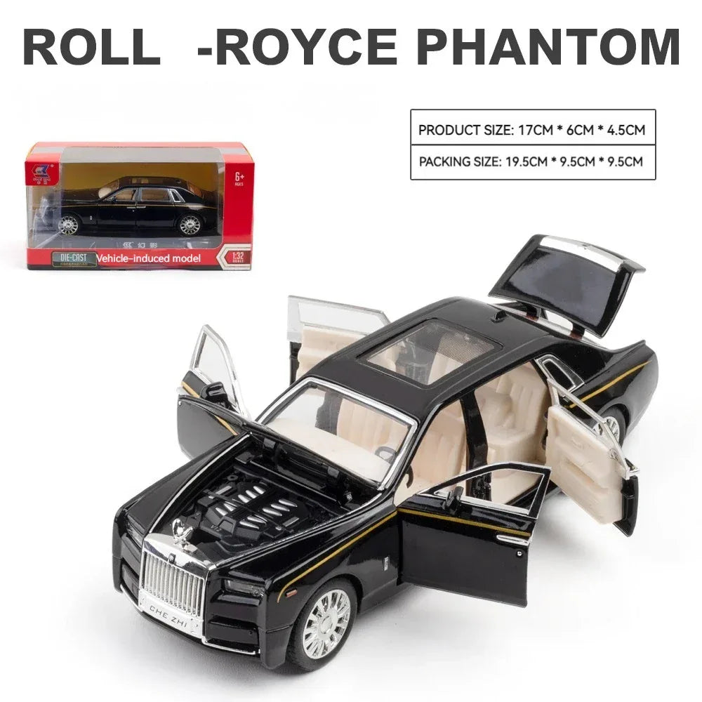 Diecast Model Car 1:32 with Sound and Light for Collectors - ToylandEU