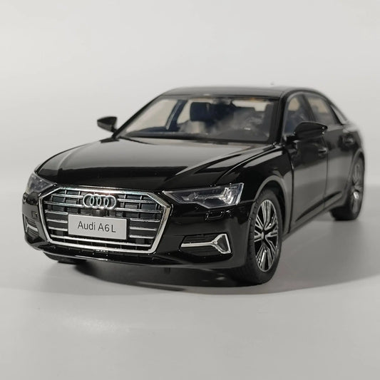 Diecast Model Car 1 To 24 Audi A6L With Sound And Light For Collectors - ToylandEU