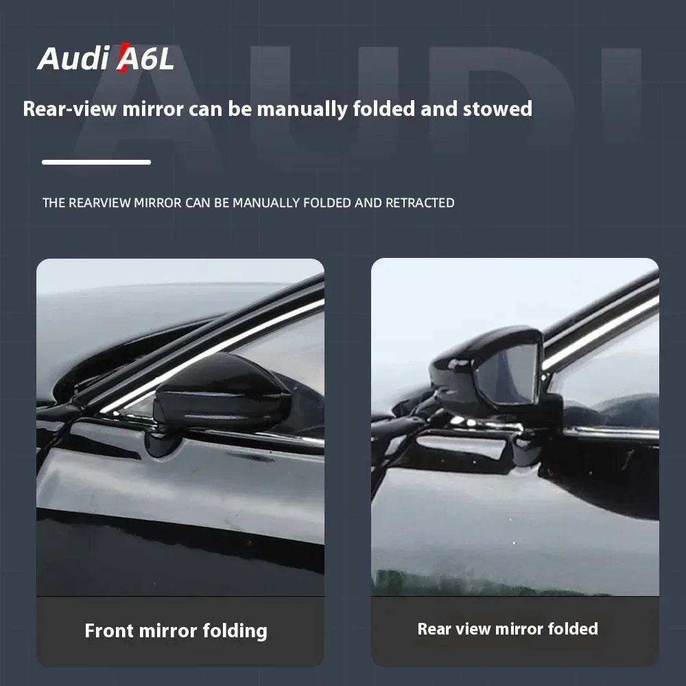 Diecast Model Car 1 To 24 Audi A6L With Sound And Light For Collectors - ToylandEU