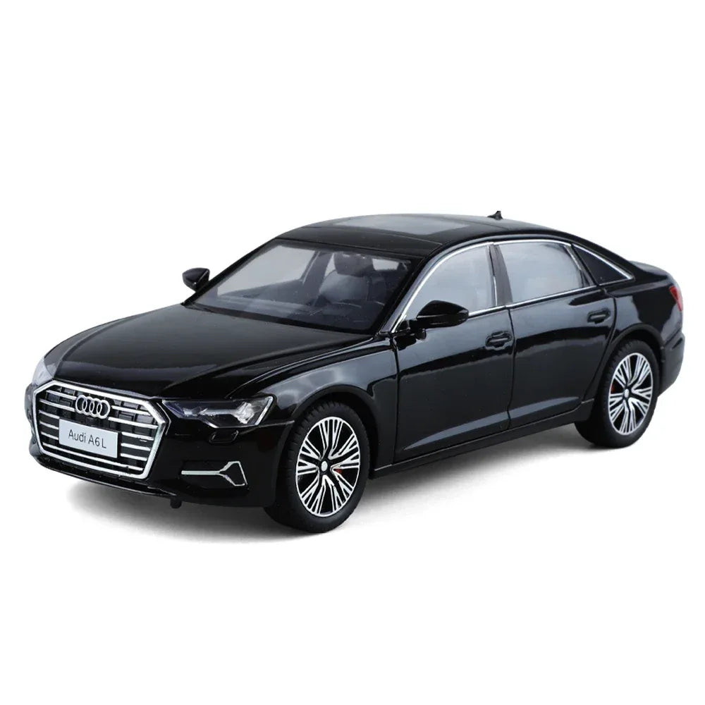 Diecast Model Car 1 To 24 Audi A6L With Sound And Light For Collectors - ToylandEU