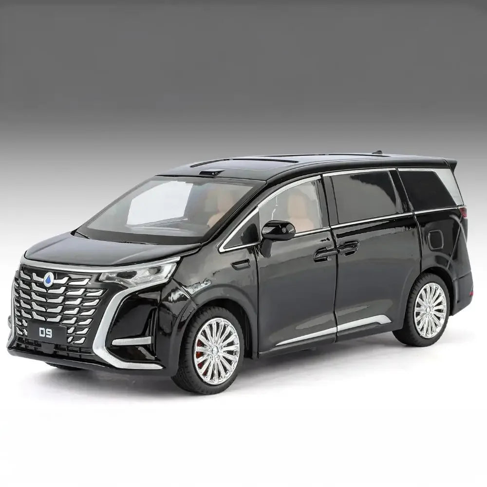 Diecast Model Car 1 To 24 Scale Alloy Metal New Energy MPV For Friends - ToylandEU