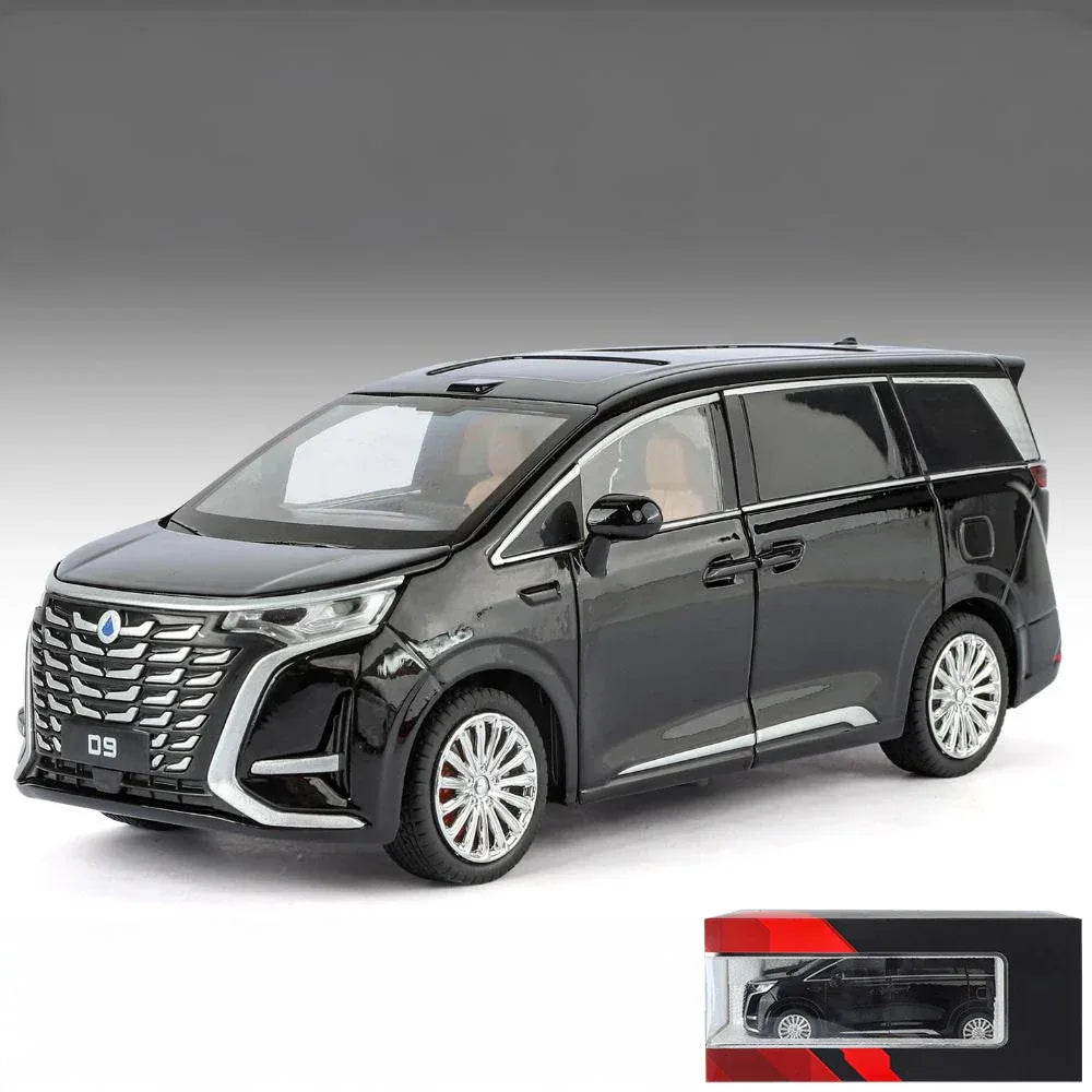 Diecast Model Car 1 To 24 Scale Alloy Metal New Energy MPV For Friends - ToylandEU