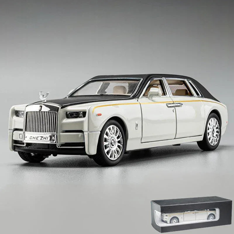 Diecast Model Car 1 to 24 Alloy Rolls Royce Phantom for Collectors - ToylandEU