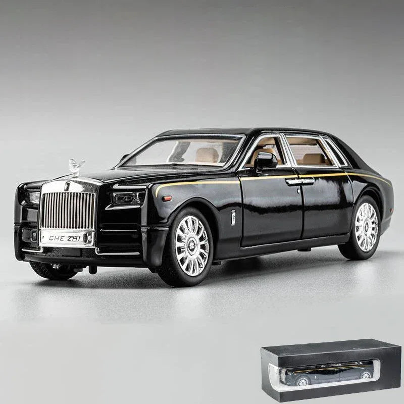 Diecast Model Car 1 to 24 Alloy Rolls Royce Phantom for Collectors - ToylandEU
