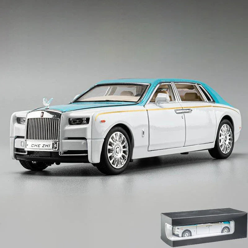 Diecast Model Car 1 to 24 Alloy Rolls Royce Phantom for Collectors - ToylandEU