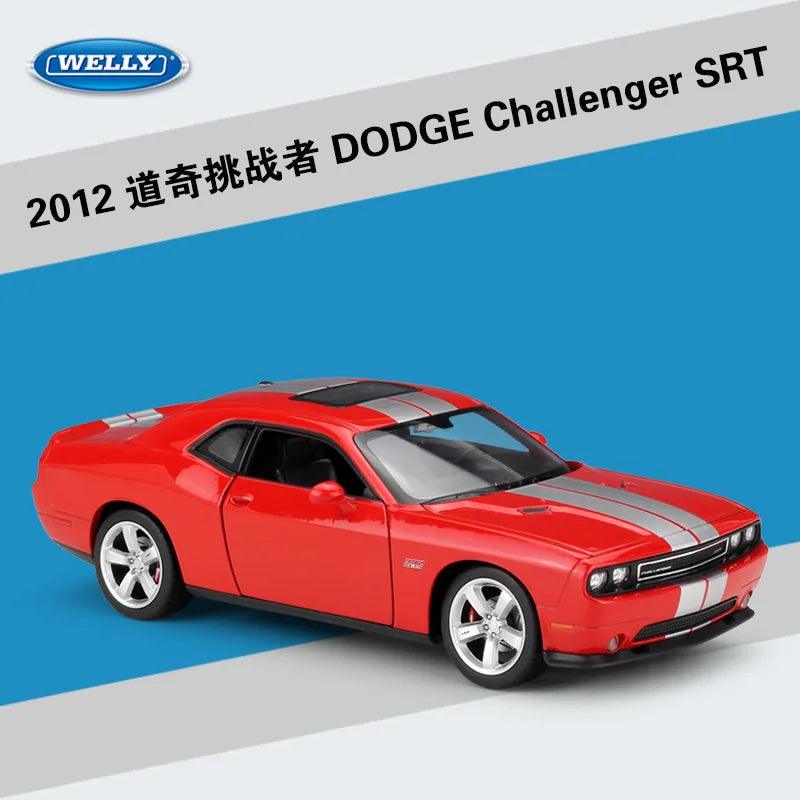  Diecast Model Car|2012 Challenger SRT 1 24|Toylandeu™ 