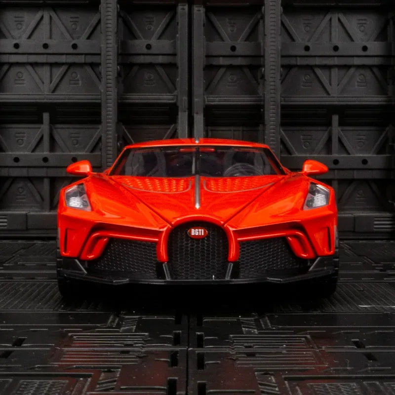 Diecast Model Car Alloy Bugatti La Voiture Noire 1 24 for Kids - ToylandEU