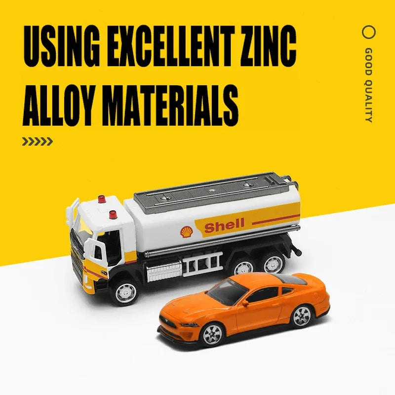 Diecast Model Car Assembly Kit Gas Station Theme for Collectors - ToylandEU