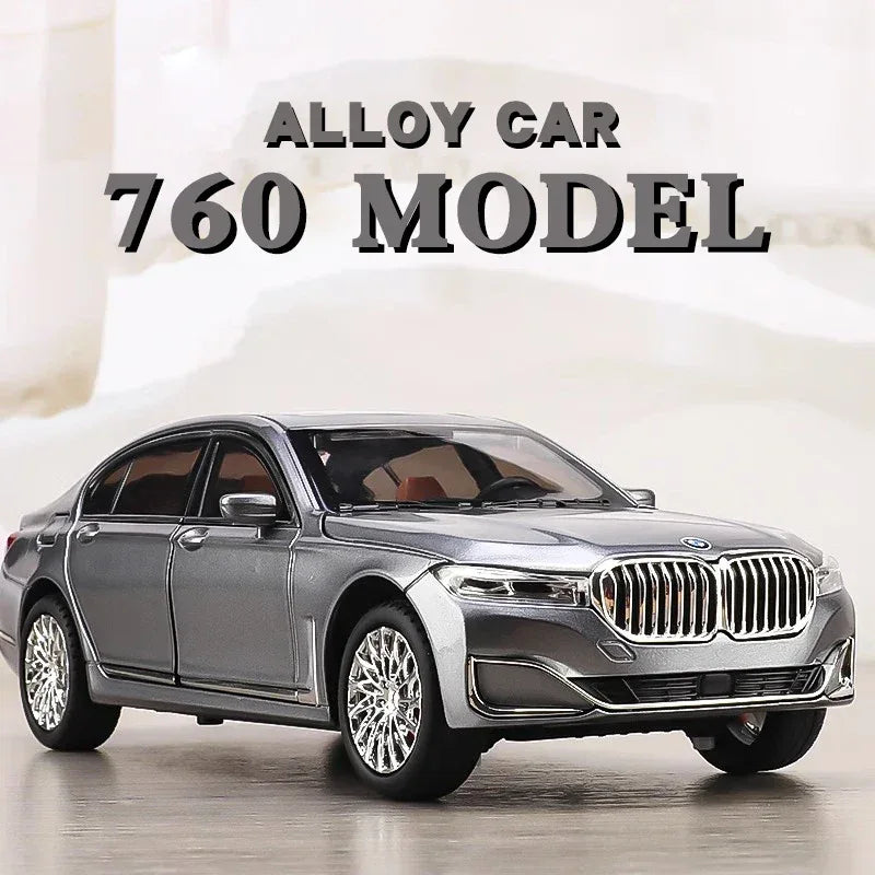 Diecast Model Car BMW 760Li Alloy Construction For Collectors - ToylandEU