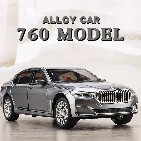Diecast Model Car BMW 760Li Alloy Construction For Collectors - ToylandEU