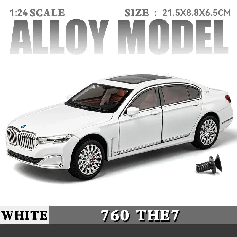 Diecast Model Car BMW 760Li Alloy Construction For Collectors - ToylandEU