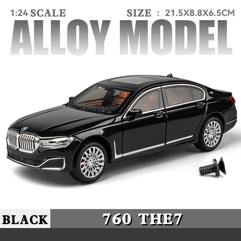 Diecast Model Car BMW 760Li Alloy Construction For Collectors - ToylandEU
