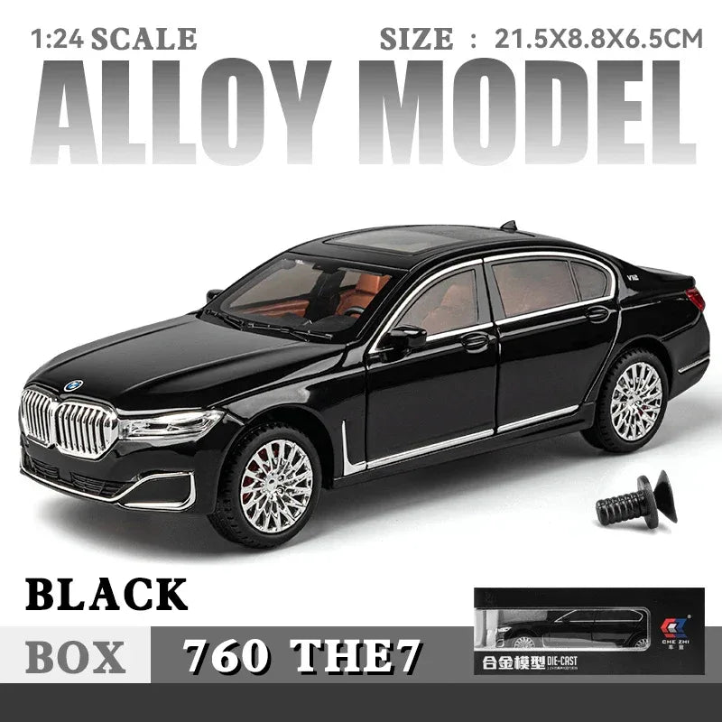 Diecast Model Car BMW 760Li Alloy Construction For Collectors - ToylandEU