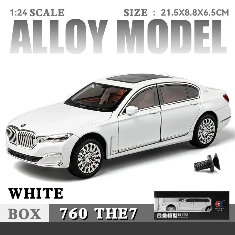 Diecast Model Car BMW 760Li Alloy Construction For Collectors - ToylandEU